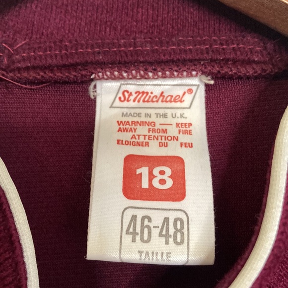 Vintage Lounge Gown Women Large XL Dark Red Maxi Robe Nightgown Grannycore - Picture 9 of 11